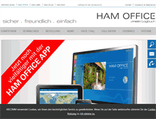 Tablet Screenshot of hamoffice.de